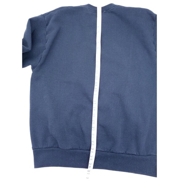 Vintage Gopher Sport Sweatshirt Womens L Navy Pullover Teddy Bear Graphic 90s - Picture 13 of 14